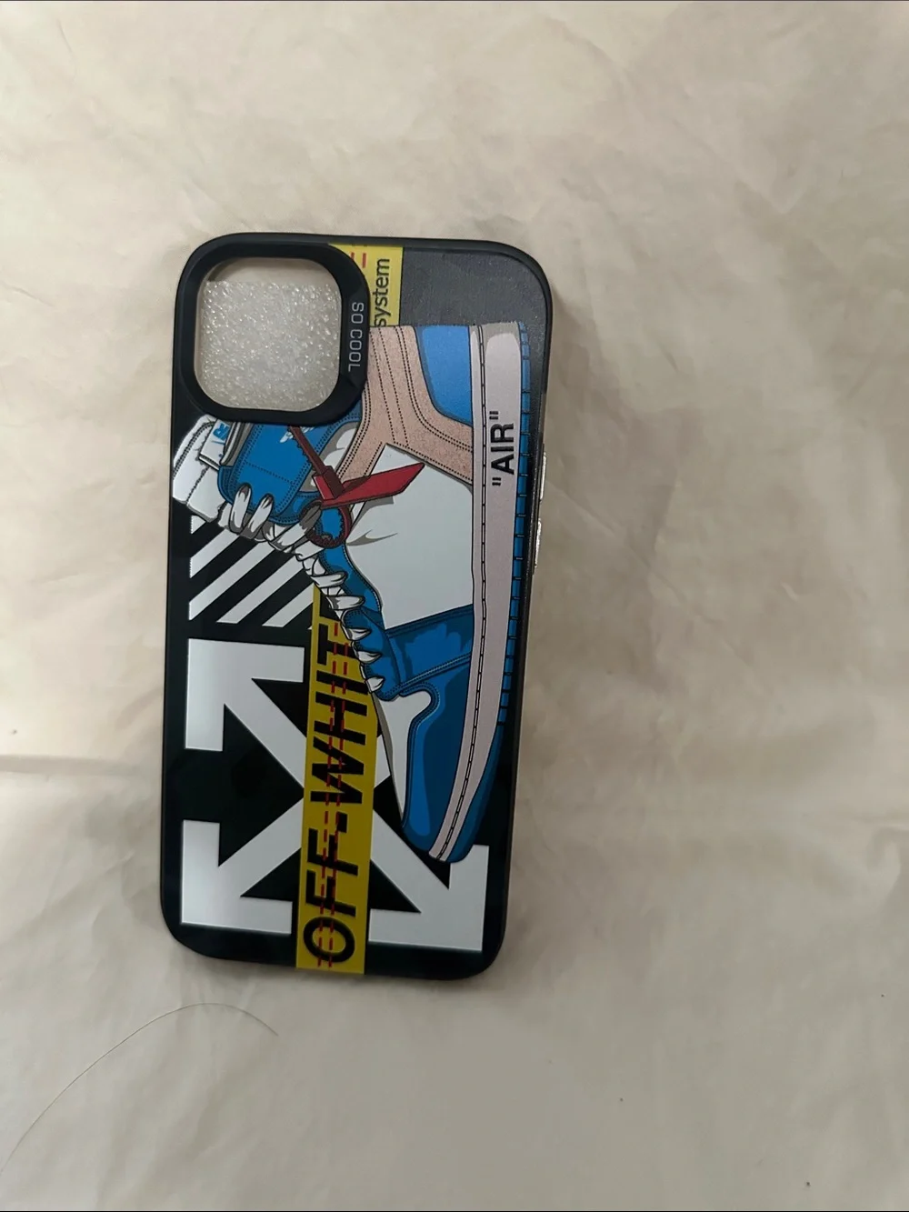 Blue & White Sneaker Graphic iPhone Case fits iPhone 14 Plus NWT